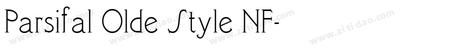 Parsifal Olde Style NF字体转换